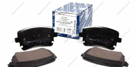 КОЛОДКИ ТОРМ. VW T. T5 03- 1,9-3,2 БЕЗ ДАТЧИКОВ MEYLE 025 233 2617