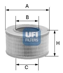 Повітряний фільтр UFI 30.806.00