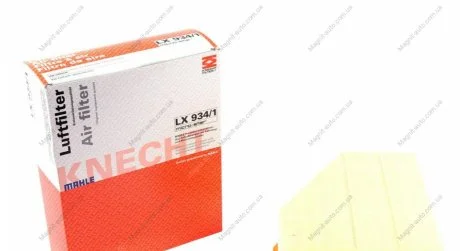 Фильтр воздушный Mahle VW MAHLE / KNECHT LX934/1