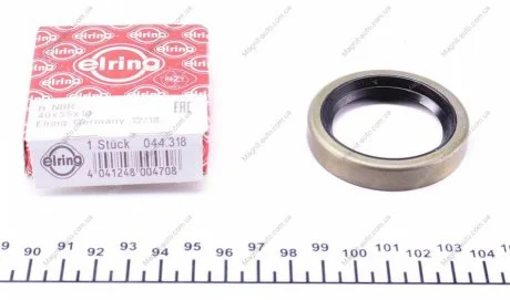 Сальник 40x55x10 КПП MB/BMW задній ELRING 044.318