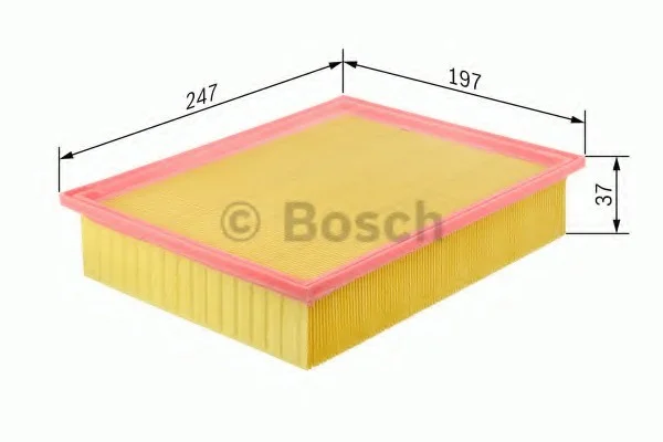 Воздушный фильтр 3303 VOLVO/DODGE/JEEP S40,V40 BOSCH 1 457 433 303 (фото 1)