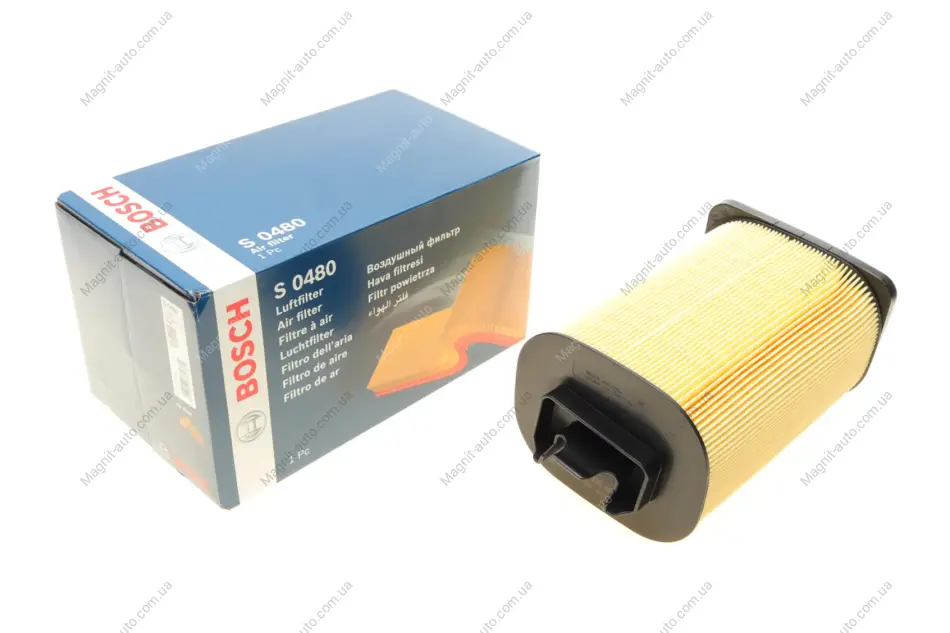 Воздушный фильтр MERSEDES C180CGI-C300 W204/W205/E180-250/W212 M274 BOSCH F026400480 (фото 1)
