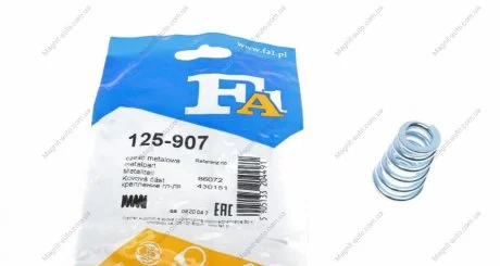 Пружина, глушитель FA1 Fischer Automotive One (FA1) 125-907