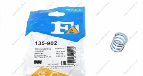 Пружина, глушитель FA1 Fischer Automotive One (FA1) 135-902