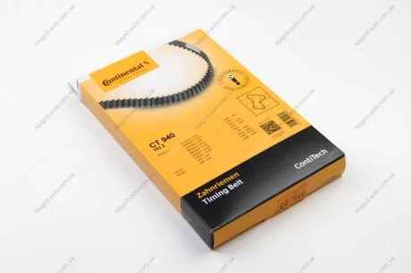 Ремінь ГРМ, 1.9dCi, 01-03 Contitech CT940