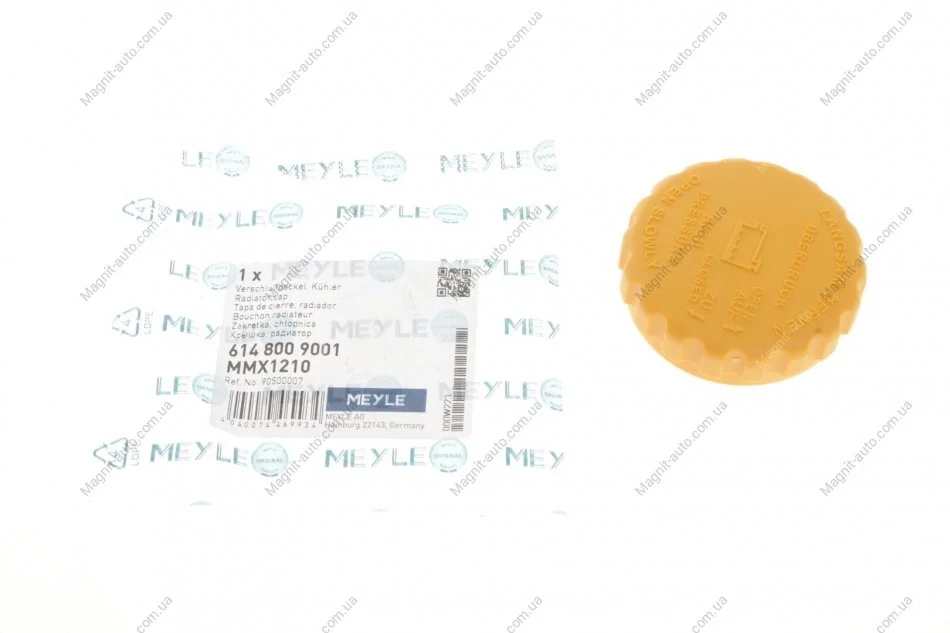 Крышка расширительного бачка охлаждающей жидкости MEYLE 614 800 9001 (фото 1)