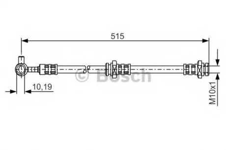 Тормозной шланг NISSAN X-Trail T30\'\'FR BOSCH 1 987 476 376