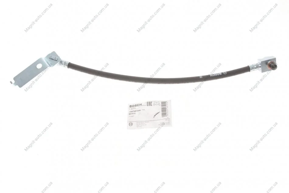 Тормозной шланг 410mm FORD Transit \'\'FL\'\'03-06 BOSCH 1987481046 (фото 1)