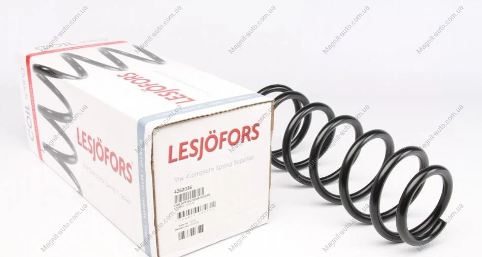 Пружина підв. задн. NISSAN (вир-во Lesjofors) LESJOFORS 4262036 (фото 1)