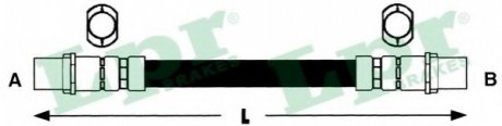 Тормозной шланг LPR 6T46884 (фото 1)