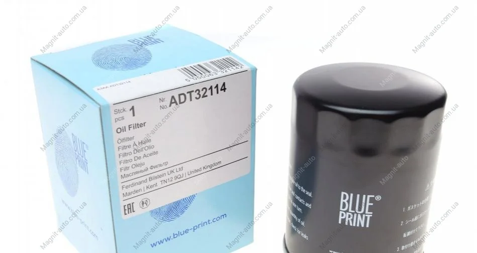 Фильтр масла BLUE PRINT ADT32114 (фото 1)