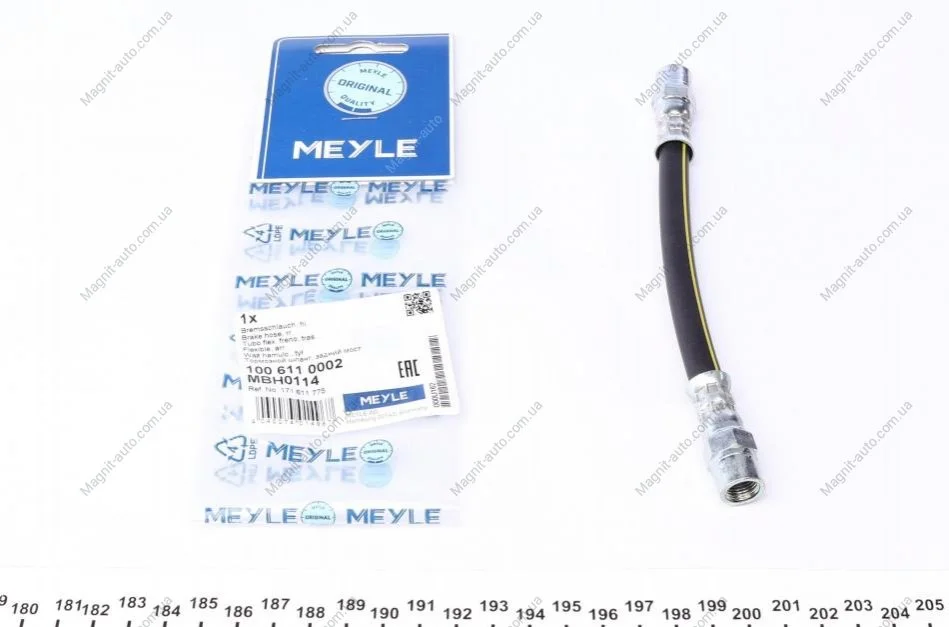 Шланг тормозной MEYLE 100 611 0002 (фото 1)