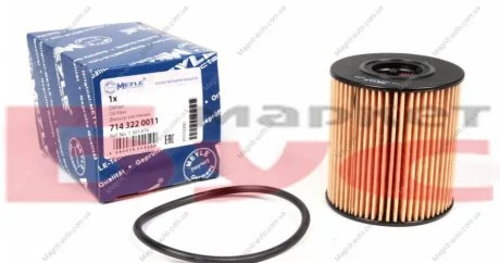 Фільтр оливний, 2.2-2.4TDCI /2.2MJTD/HDI 06- Ducato/Jumper/Boxer MEYLE 714 322 0011