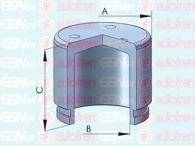 Поршень супорта перед Epica/Evanda/Leganza 97- 57-49 AUTOFREN D0 25506