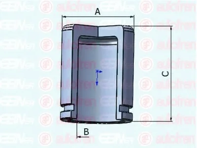 Поршень супорта гальмівного переднього 1 AUTOFREN D0 25279