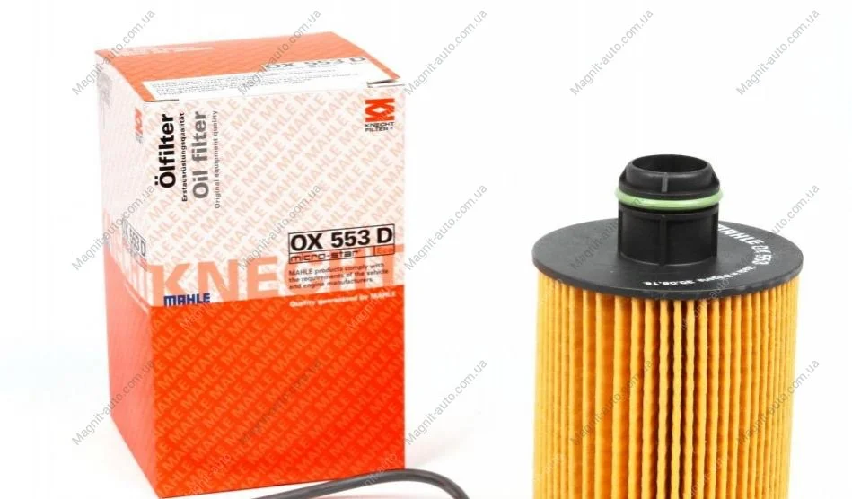Фильтр масляный MAHLE / KNECHT OX553D (фото 1)