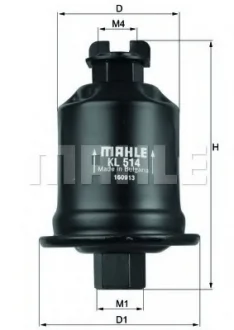 Фильтр топливный Mahle TOYOTA MAHLE / KNECHT KL514