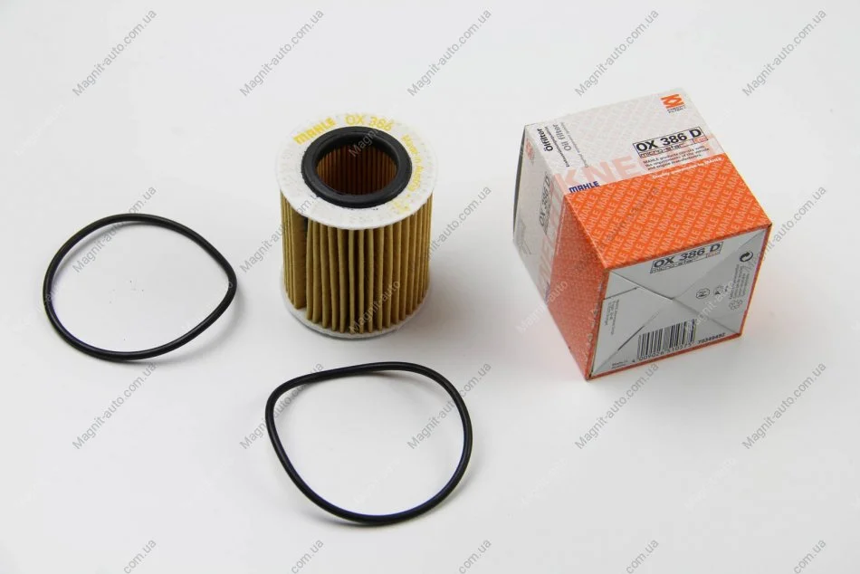 Фільтр масляний Vectra C/Astra H 1.9 CDTI 04- MAHLE / KNECHT OX386D (фото 1)