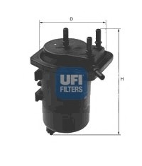 Топливный фильтр UFI 24.014.00 (фото 1)