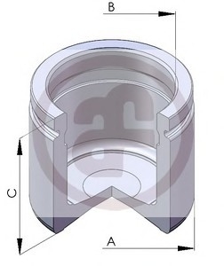 Поршень, корпус скобы тормоза SEINSA AUTOFREN D0 2586