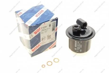 Паливний фільтр 0104 HONDA Accord,Civic,Prelude -96 BOSCH 0 986 450 104