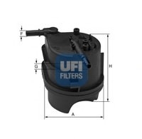 Паливний фільтр UFI 24.015.00