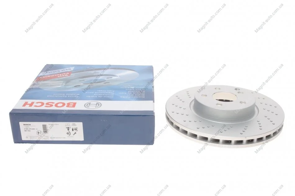Тормозной диск MB C/E ''F''08>> BOSCH 0 986 479 408 (фото 1)