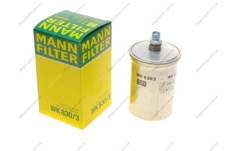 Топливный фильтр -FILTER WK 830/3 MANN WK830/3