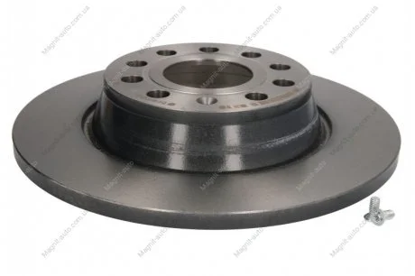 Диск тормозной задний невентилированный, 282mm; SKODA Octavia, Superb; VW Golf, Passat, Sharan; 03- BREMBO 08.A202.11