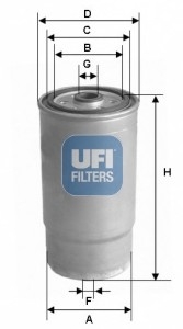 Фильтр топливный UFI 24.379.00 (фото 1)