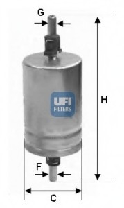 Топливный фильтр UFI 31.510.00