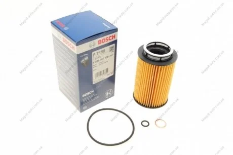 Масляний фільтр 7158 BMW N63B44 5 F10/ 7 F01/ X5 E70 BOSCH F026407158