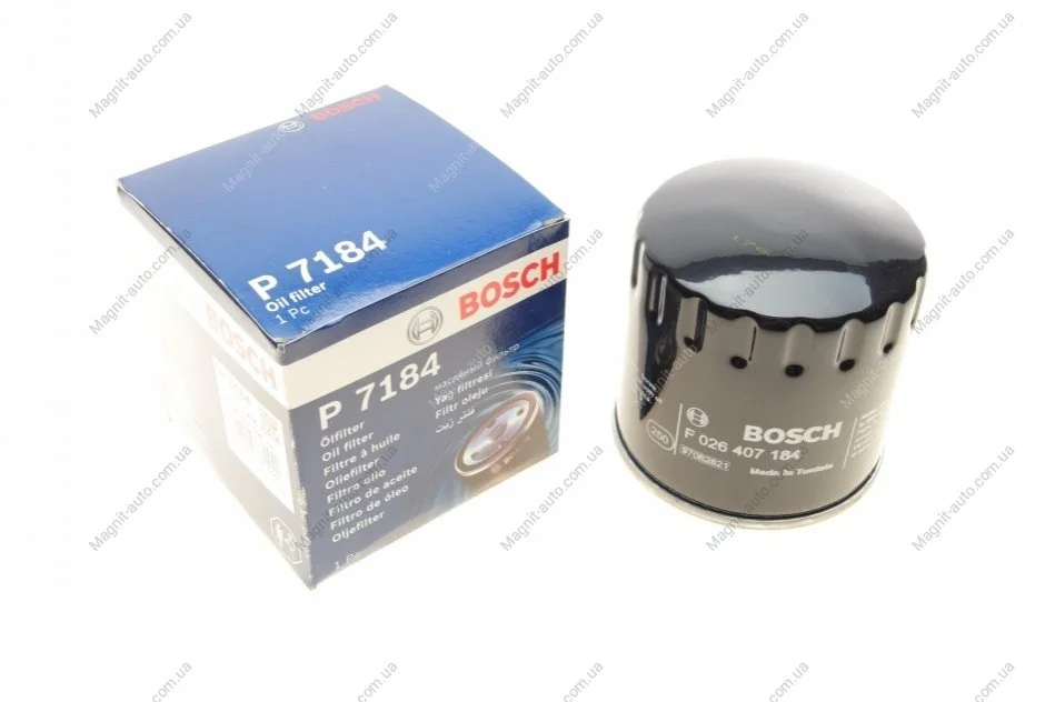 Масляний фільтр INFINITY/NISSAN/RENAULT EX30d/QX70/Pathfinder/t Megane III \'\'1,9-3,0 \'\'10>> BOSCH F026407184 (фото 1)