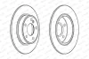 Комплект тормозных дисков (2 шт) задн лев/прав MERCEDES A (W176), B SPORTS TOURER (W246, W242), CLA (C117) 1.5D-2.2D 11.11-03.19 FERODO DDF2335C (фото 2)