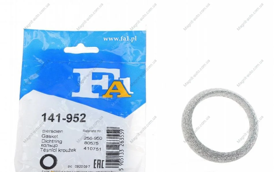 Прокладка глушника кільце, шт Fischer Automotive One (FA1) 141-952 (фото 1)