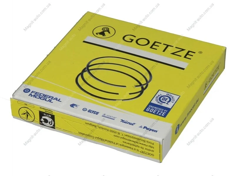 Кольца поршневые GOETZE 08-427800-00 (фото 1)