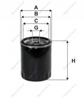 Фільтр оливний WIX FILTERS WL7287