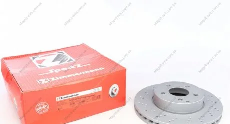 Диск тормозной, передний, 295mm, MB W204/212 ZIMMERMANN 400.3653.52