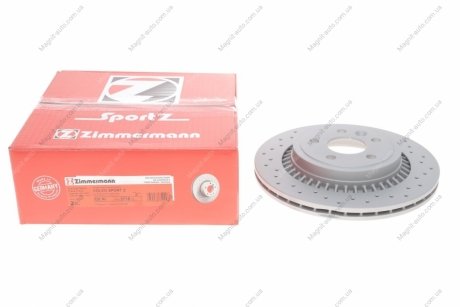 Тормозной диск ZIMMERMANN 610.3718.52 (фото 1)
