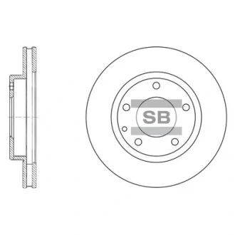 Диск тормозной Hi-Q (SANGSIN) SD4405