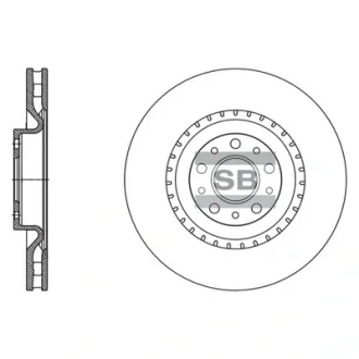 Шт. Гальмiвний диск Hi-Q (SANGSIN) SD5503