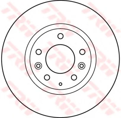 Диск гальмівний, MAZDA, 2.2-3.7, R2AA, 07- TRW DF4958S (фото 1)