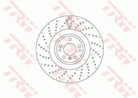 Тормозной диск TRW DF6687S