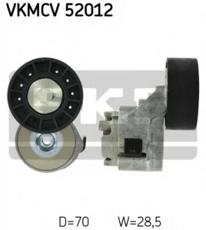 Натяжитель поликлинового ремня IVECO DAILY III, DAILY IV, DAILY V, DAILY VI FIAT DUCATO 2.3D/3.0D 12.01- SKF VKMCV 52012
