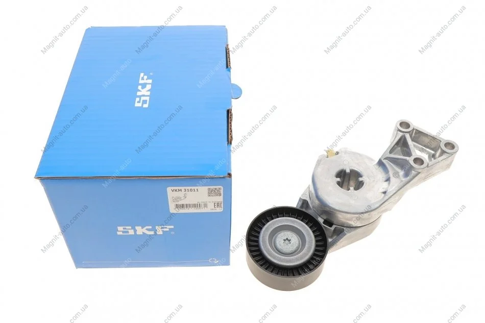 Натягувач ременя AUDI/SEAT/SKODA/VW A3/Ibiza/Fabia/Octavia/Bora/Jetta/Passat/Polo"1,6/2,0L "95>> SKF VKM 31011 (фото 1)