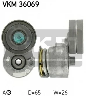 Натягувач ременя NISSAN/OPEL/RENAULT/VOLVO Primastar/Vivaro/Duster/S40 "1,9/2,0L "00>> SKF VKM 36069