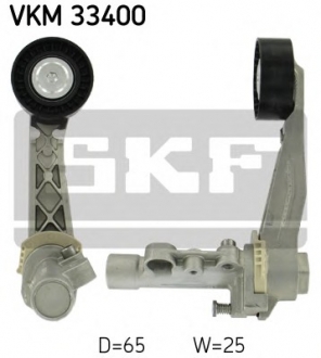 Натяжной ролик, поликлиновой ремень SKF VKM 33400