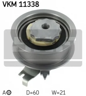 Ролик ременя грм натяжний AUDI/SEAT/SKODA/VW A1/A3/Leon/Fabia/Octavia/Golf/Jetta/Polo "1,0/1,4L "11> SKF VKM 11338