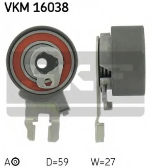 Ролик ременя грм натяжний VOLVO S40/S60/S80/XC90/XC60 "2,0/2,5L "98>> SKF VKM 16038