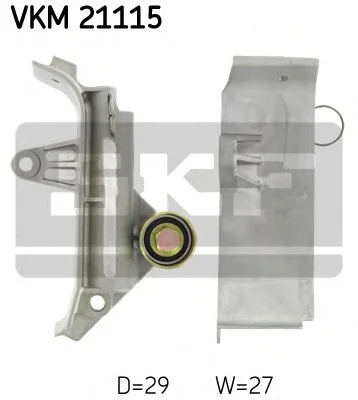 Ведучий ролик, зубчастий ремінь (Пр-во) SKF VKM 21115 (фото 1)